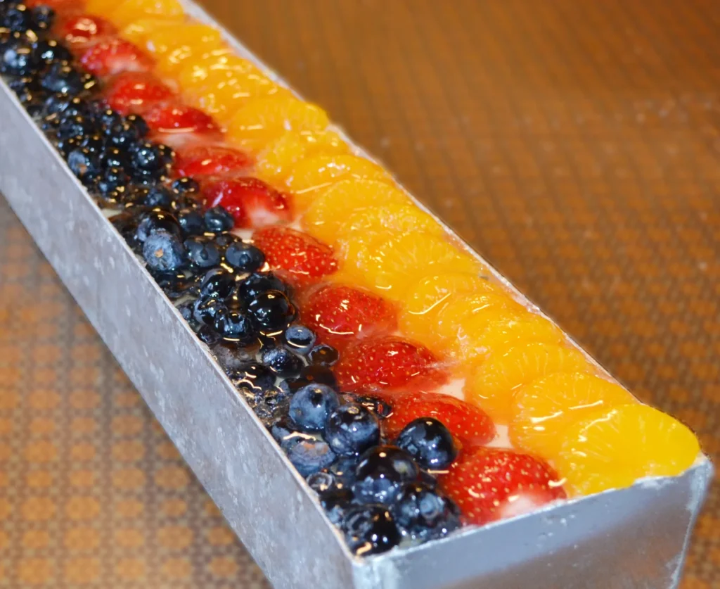 Fruchtige Beerenschnitte