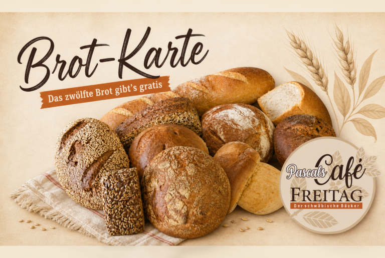 Brot-Karte – Das zwölfte Brot gibt’s gratis.